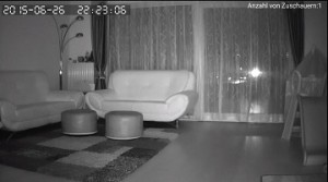Überwachungskamera mit Nachtsichtfunktion