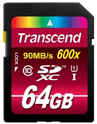 Transcend Ultimate-Speed SDXC SD Karte 64GB